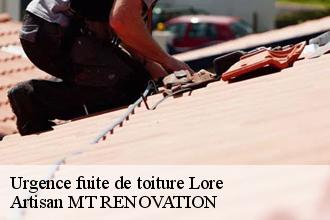 Urgence fuite de toiture  lore-61330 Artisan MT RENOVATION