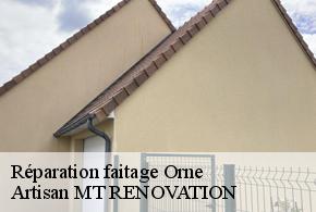 Réparation faitage 61 Orne  Artisan MT RENOVATION