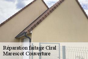 Réparation faitage  ciral-61320 Marescot Couverture