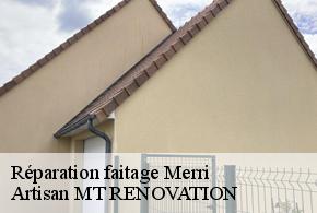 Réparation faitage  merri-61160 Artisan MT RENOVATION