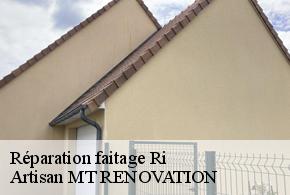 Réparation faitage  ri-61210 Artisan MT RENOVATION